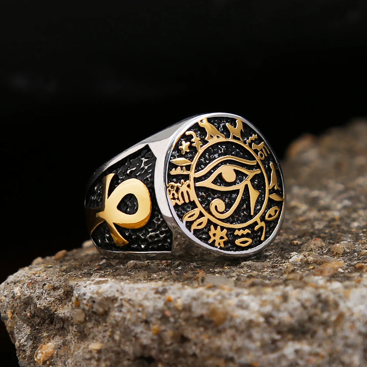 Egyptian Eye of Horus Ring
