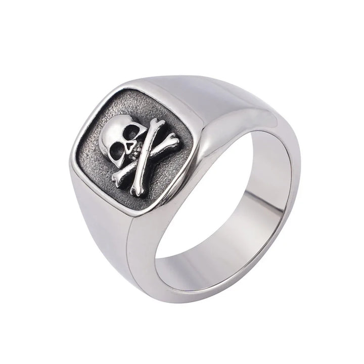 Stainless Steel Biker Ring