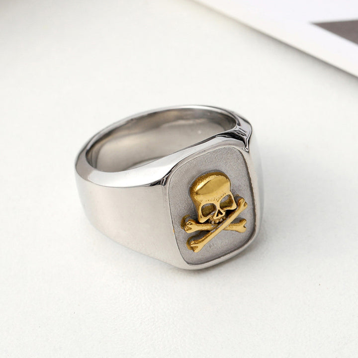 Stainless Steel Biker Ring