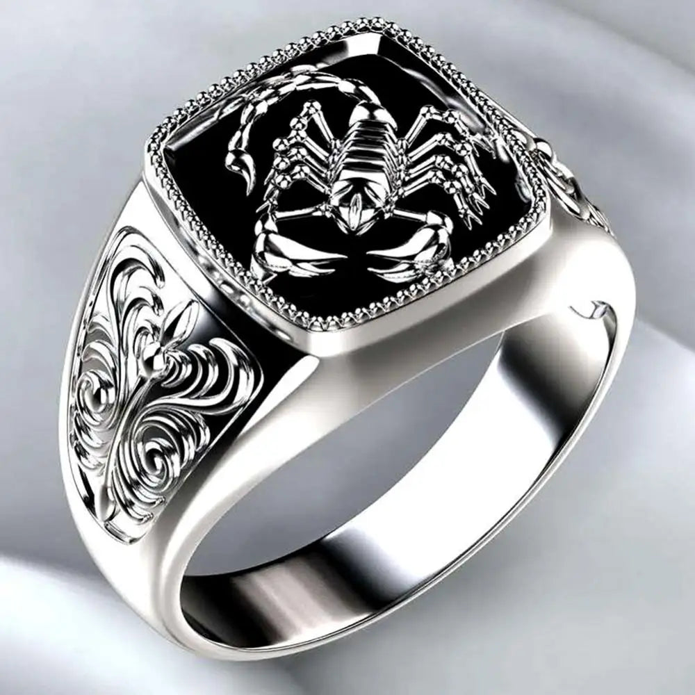 Silver Scorpion Ring