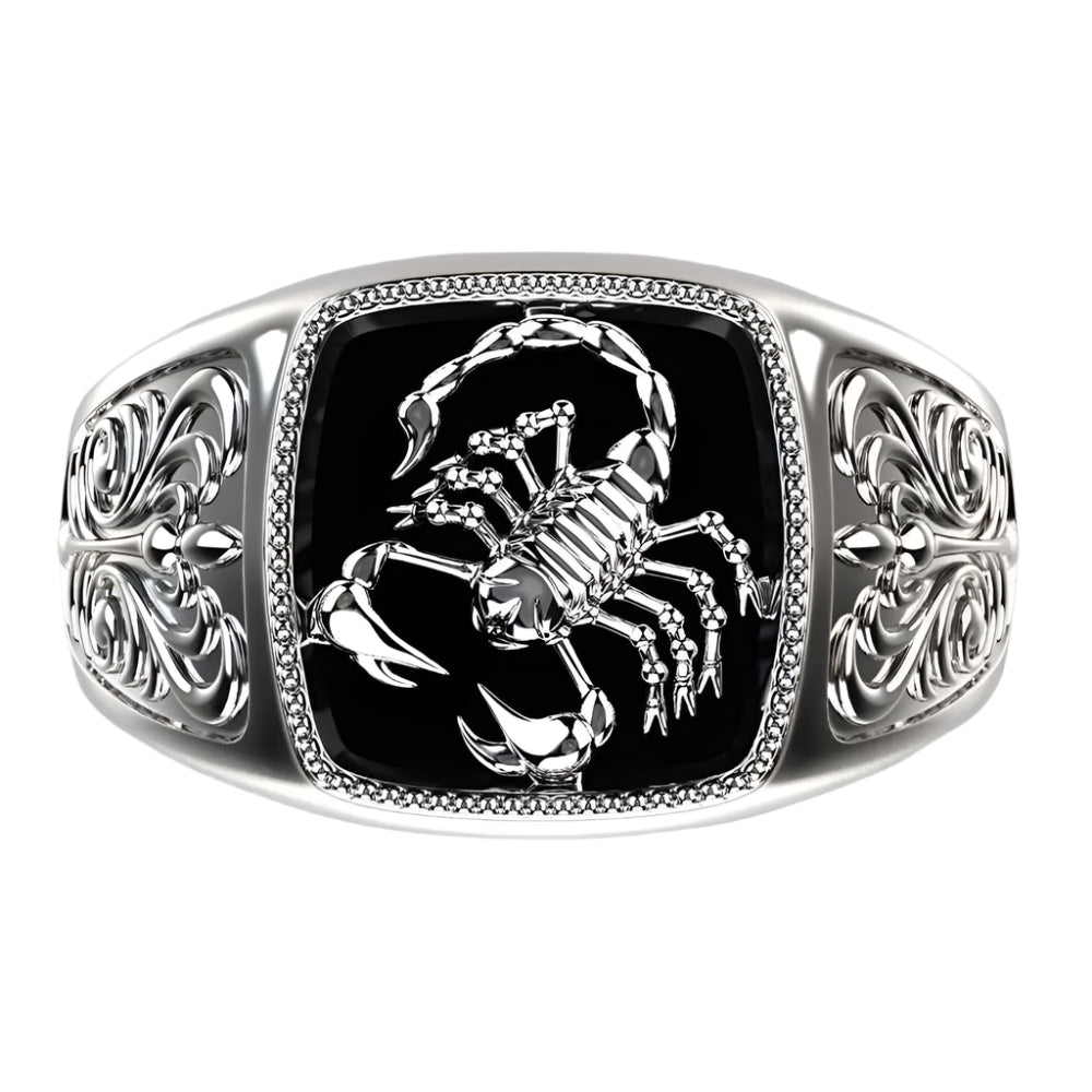 Silver Scorpion Ring