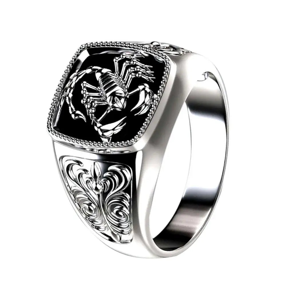 Silver Scorpion Ring