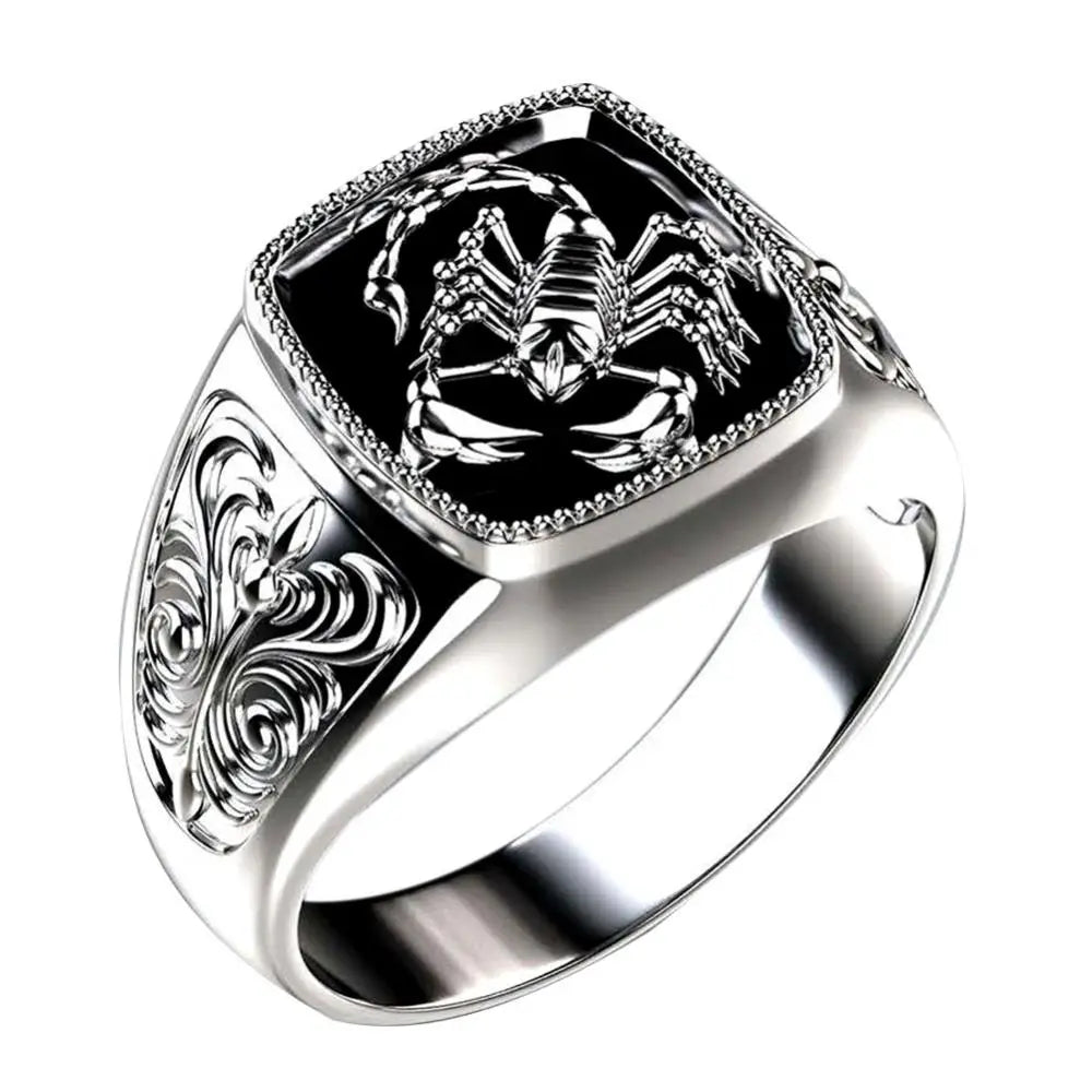 Silver Scorpion Ring