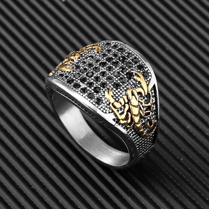 Stainless Steel Scorpion Ring