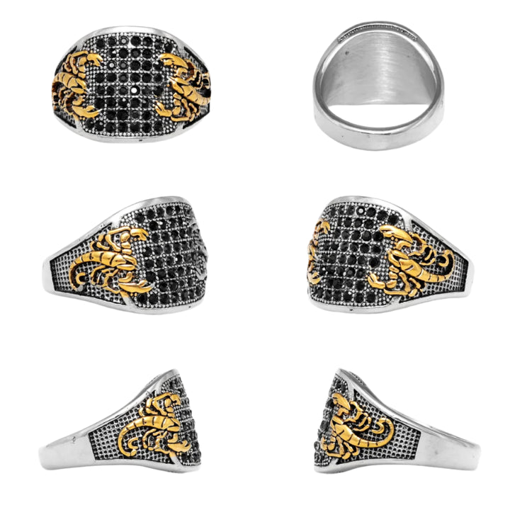 Stainless Steel Scorpion Ring