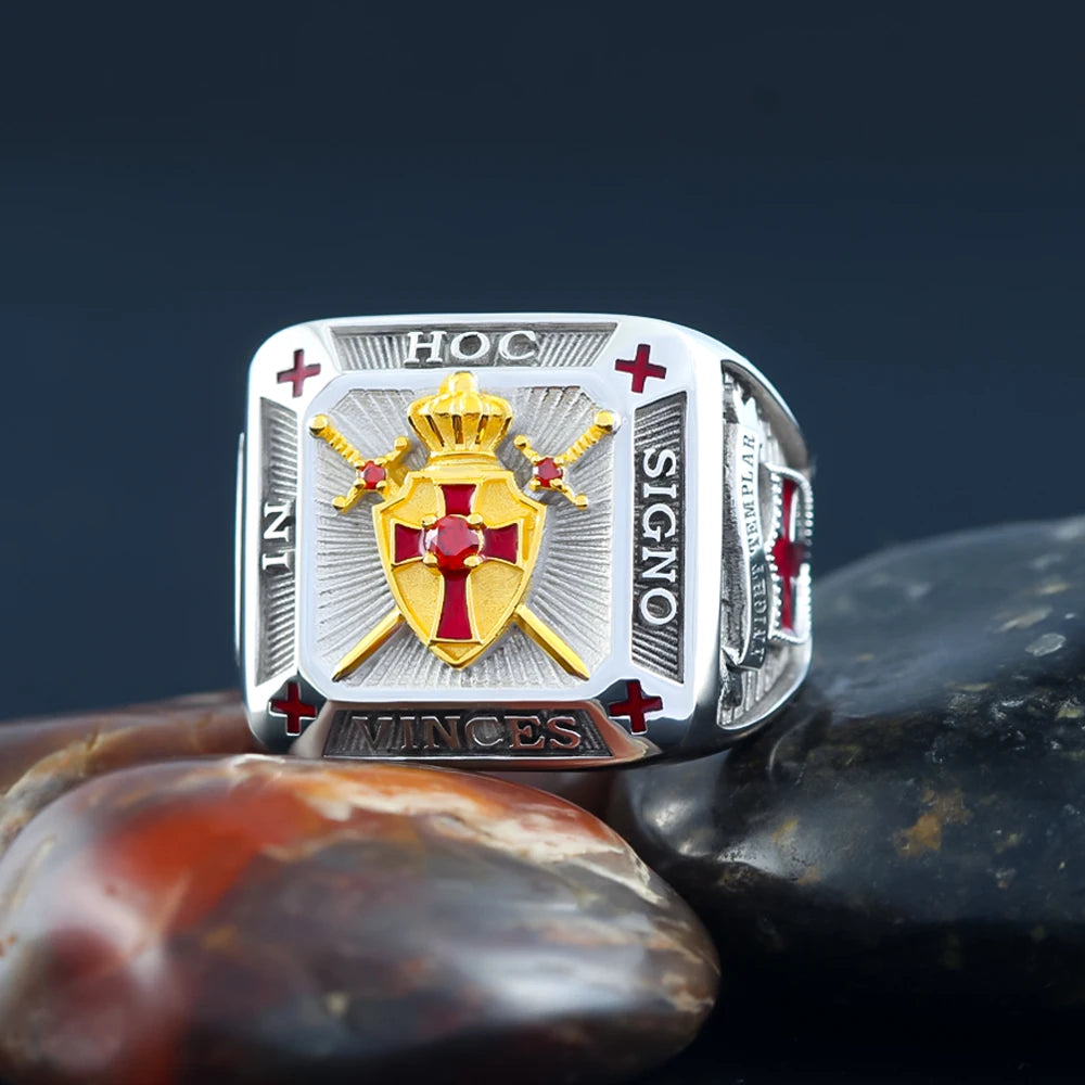 Sterling Silver Templar Ring