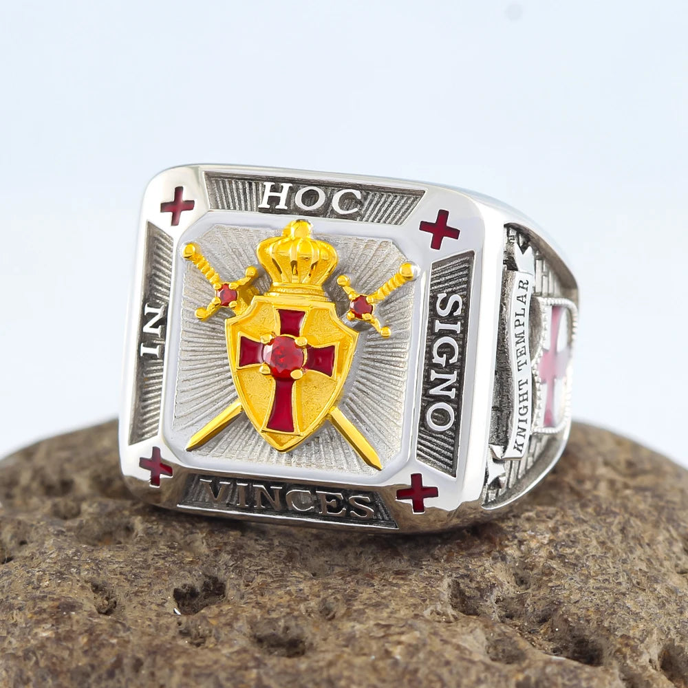 Sterling Silver Templar Ring