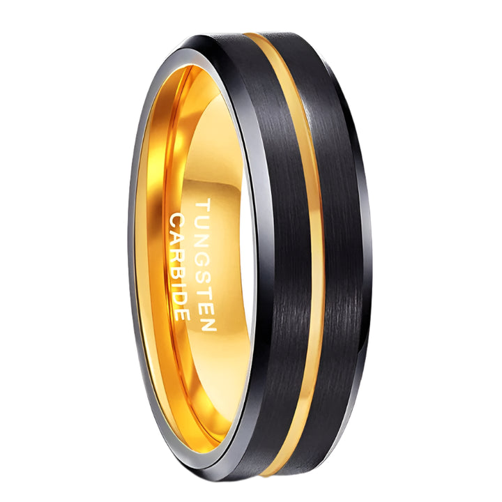 Brushed Tungsten Carbide Ring