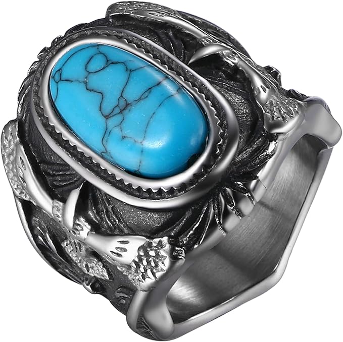 Turquoise Eagle Ring