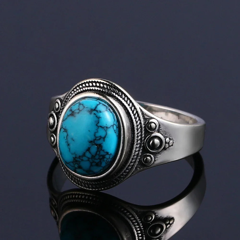 Sterling Silver Turquoise Stone Ring