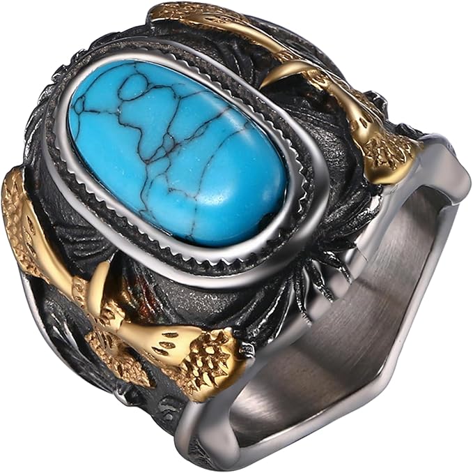 Turquoise Eagle Ring