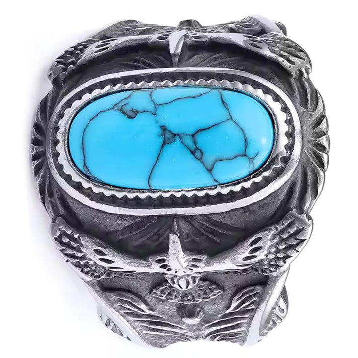 Turquoise Eagle Ring