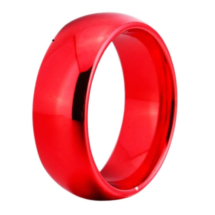 Red Tungsten Ring