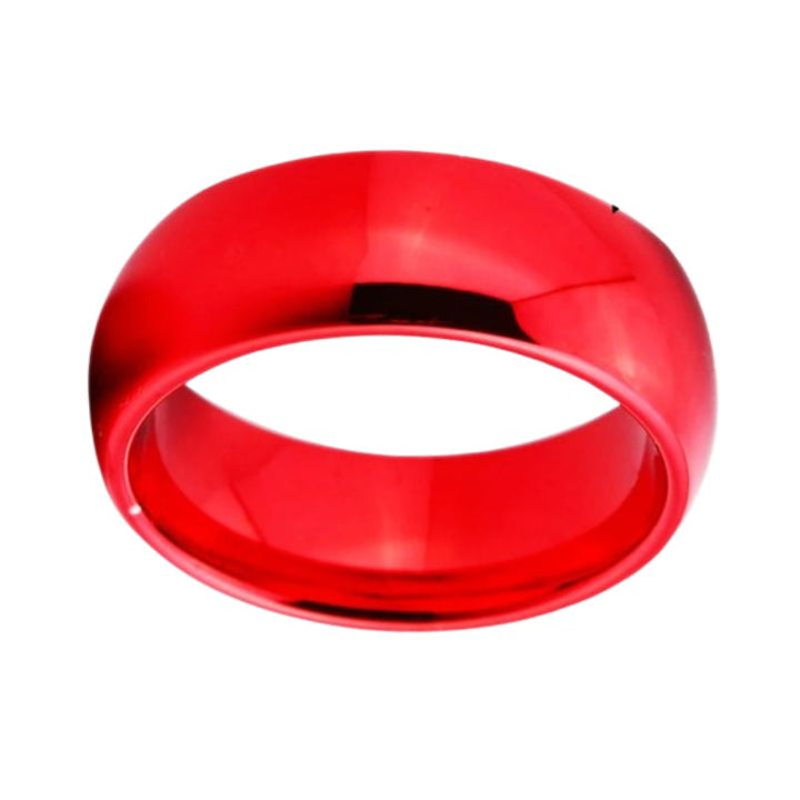 Red Tungsten Ring