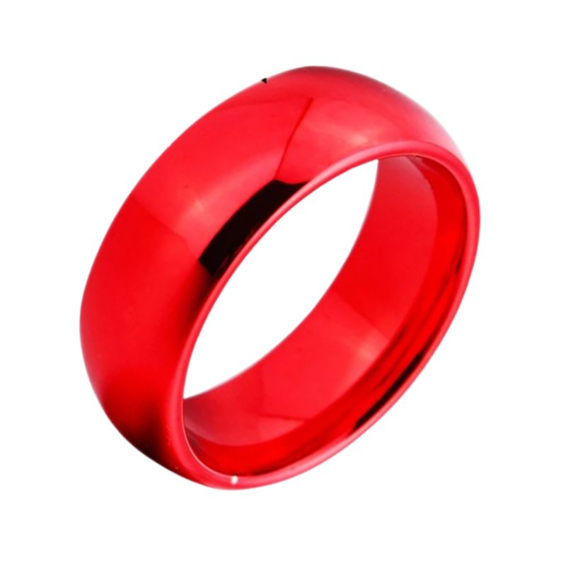 Red Tungsten Ring