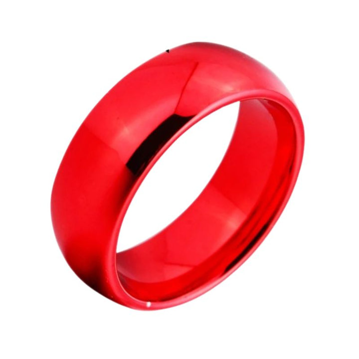 Red Tungsten Ring