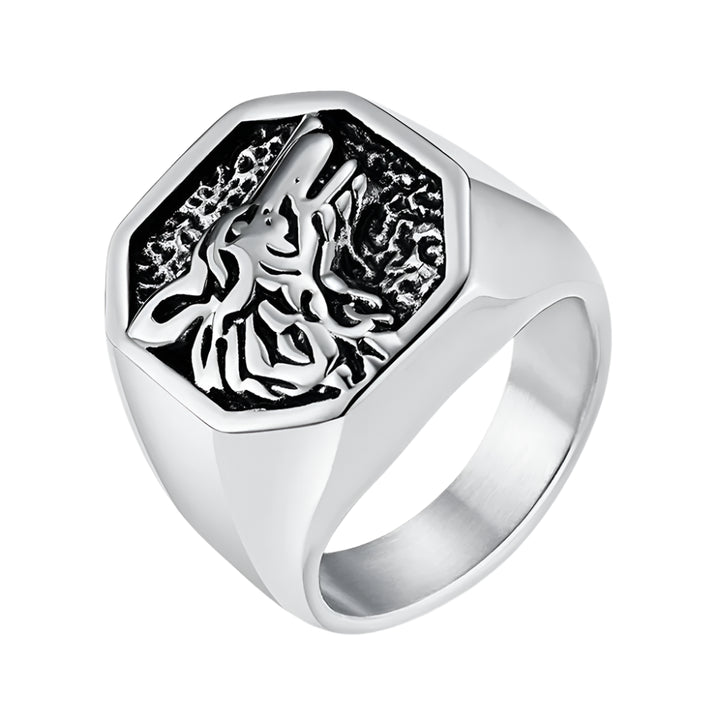 Wolf Signet Ring