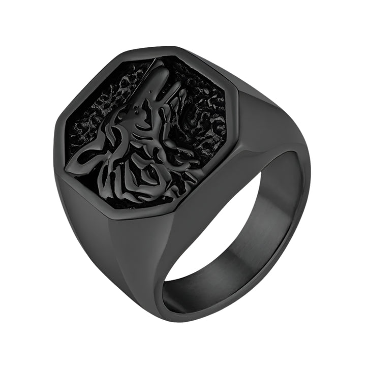 Wolf Signet Ring