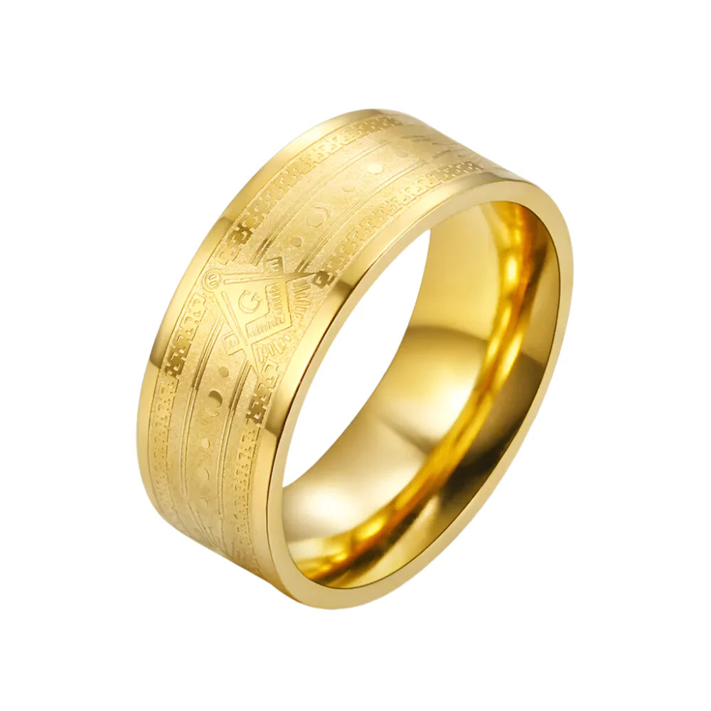 All Seeing Eye Masonic Ring