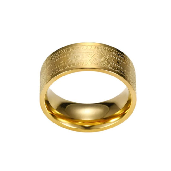 All Seeing Eye Masonic Ring