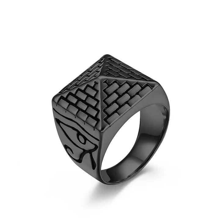 Ancient Egyptian Ring - 12 / black
