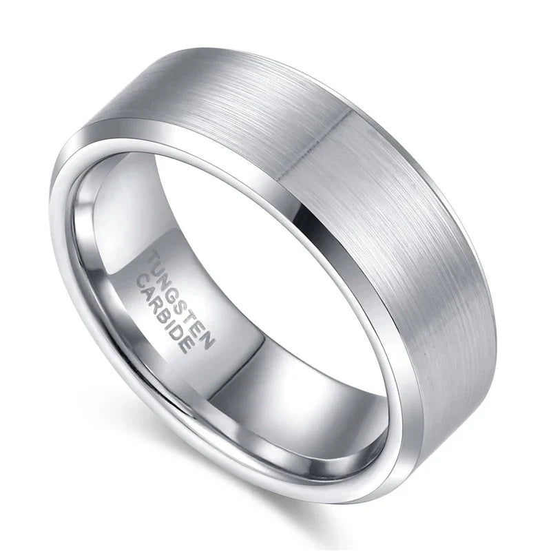 Band Tungsten Carbide Ring - 8mm / 14