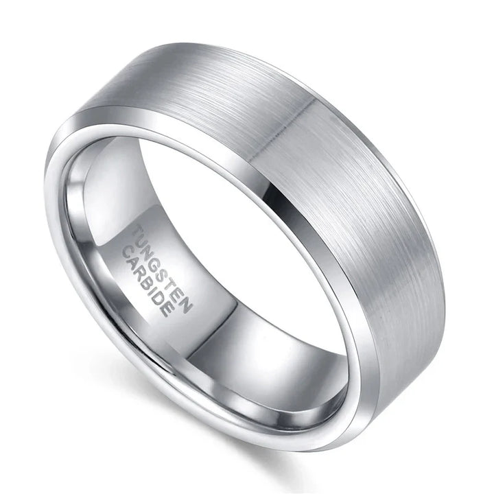 Band Tungsten Carbide Ring - 8mm / 14