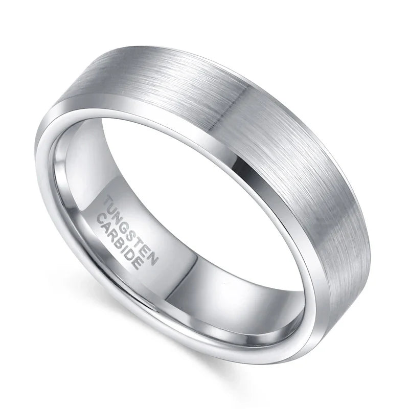 Band Tungsten Carbide Ring - 6mm / 13.5