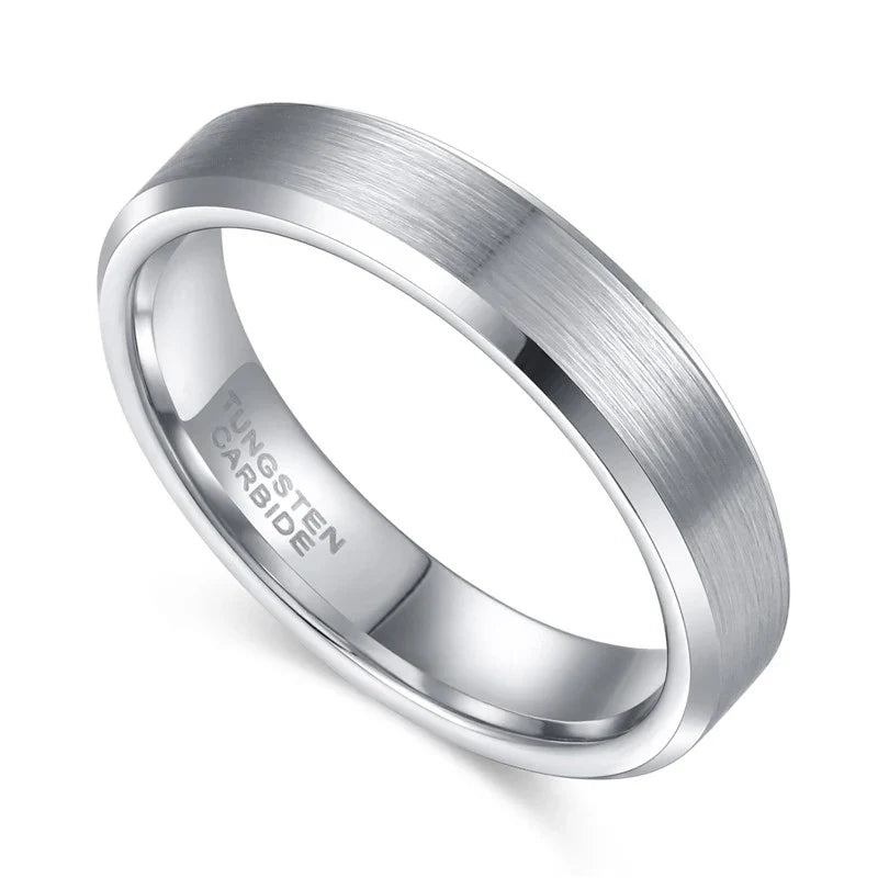 Band Tungsten Carbide Ring - 4mm / 13