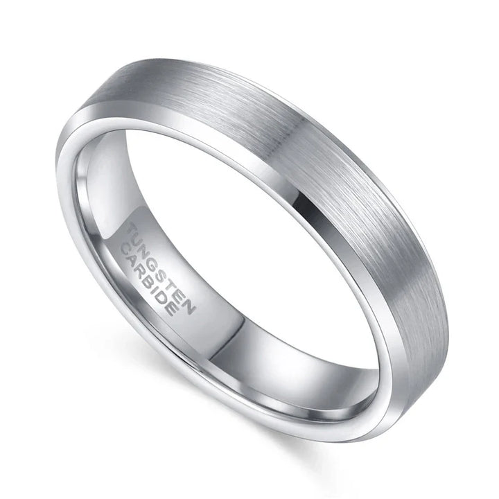Band Tungsten Carbide Ring - 4mm / 13