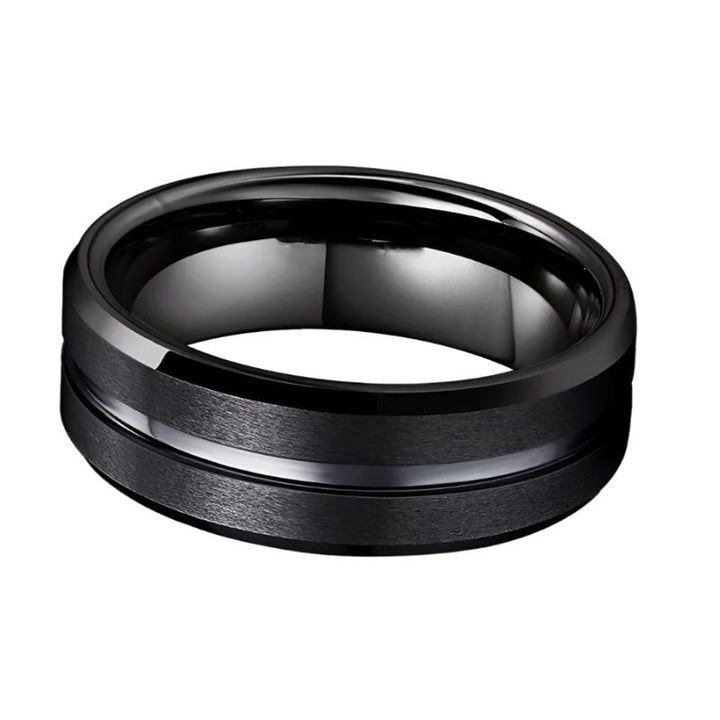 Black Tungsten Ring