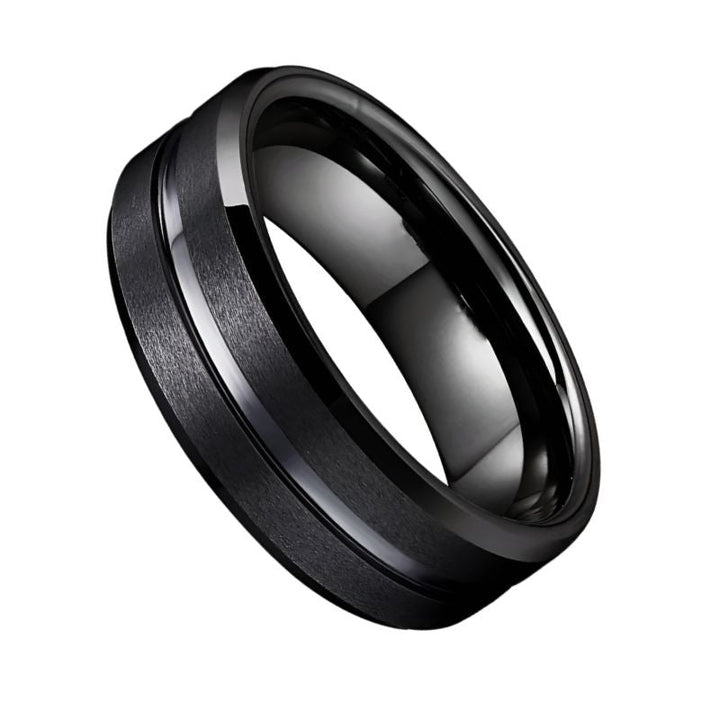 Black Tungsten Ring