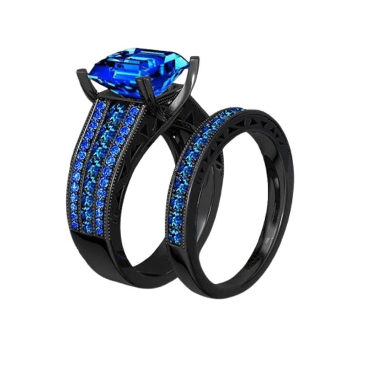 Black Blue Ring