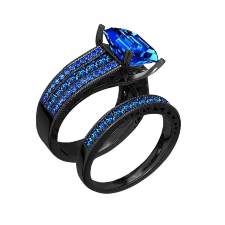 Black Blue Ring