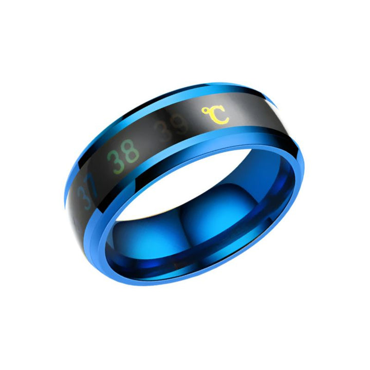 Blue Titanium Ring