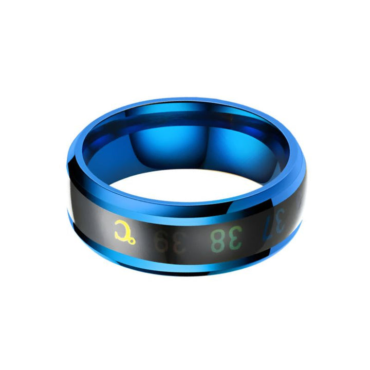 Blue Titanium Ring