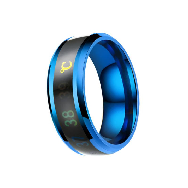 Blue Titanium Ring