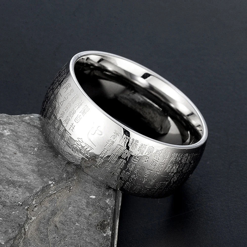 Buddhist Heart Sutra Ring