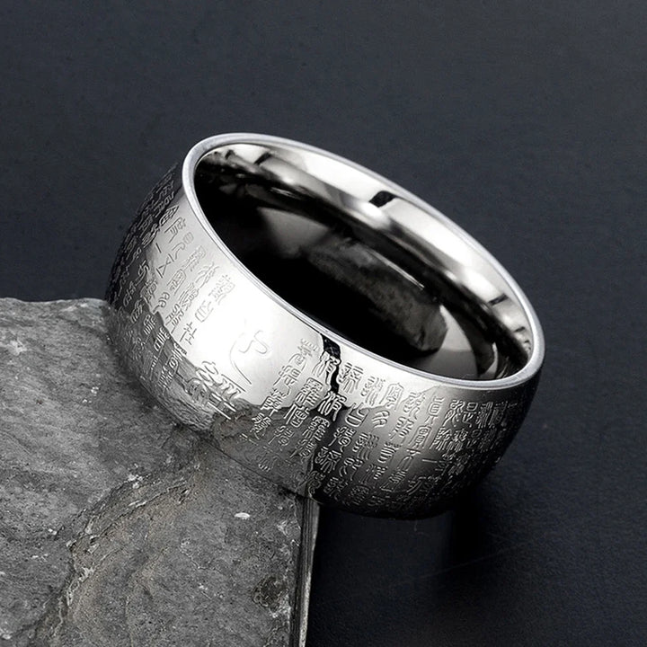 Buddhist Heart Sutra Ring