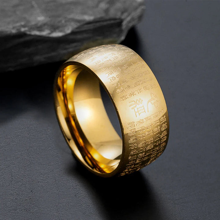 Buddhist Heart Sutra Ring