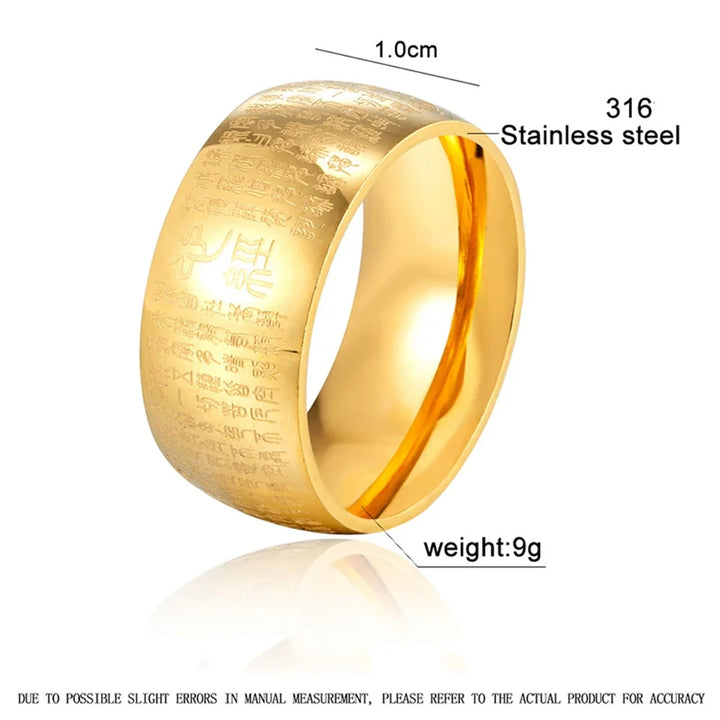 Buddhist Heart Sutra Ring