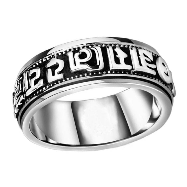 Buddhist Mantra Ring
