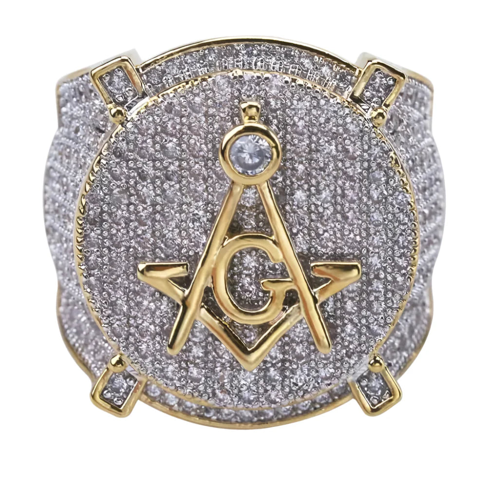 copper masonic ring