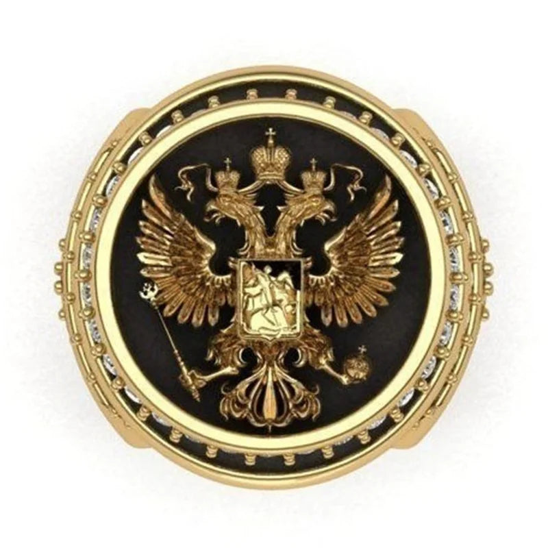 Double Headed Eagle Ring