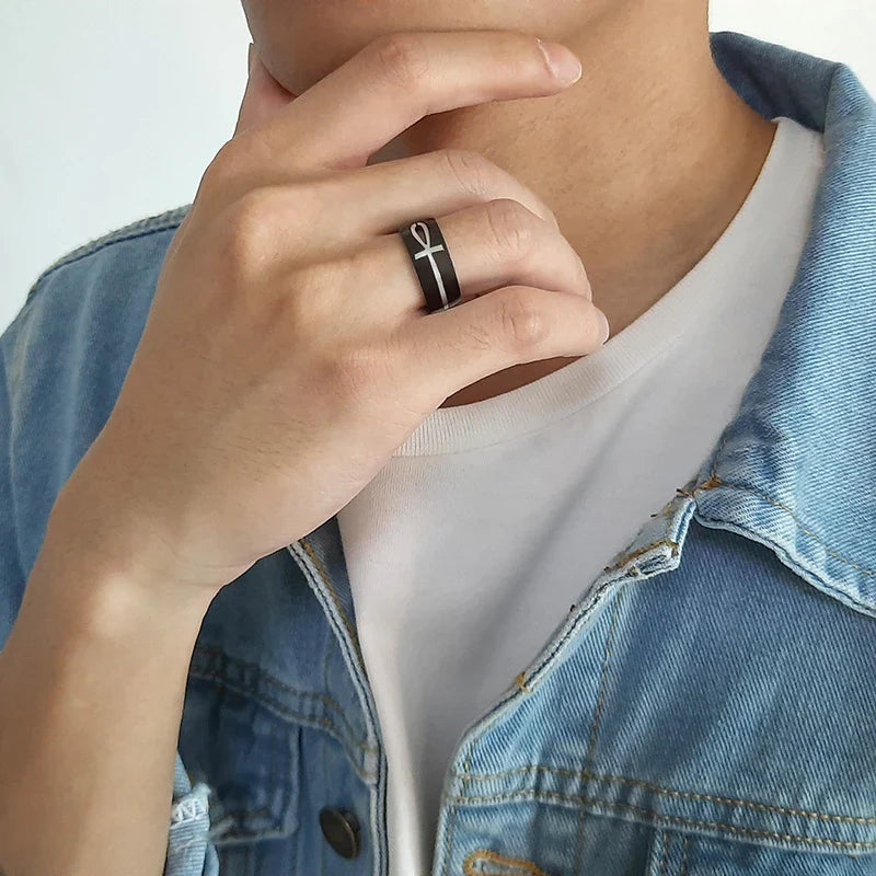 Egyptian Ankh Ring