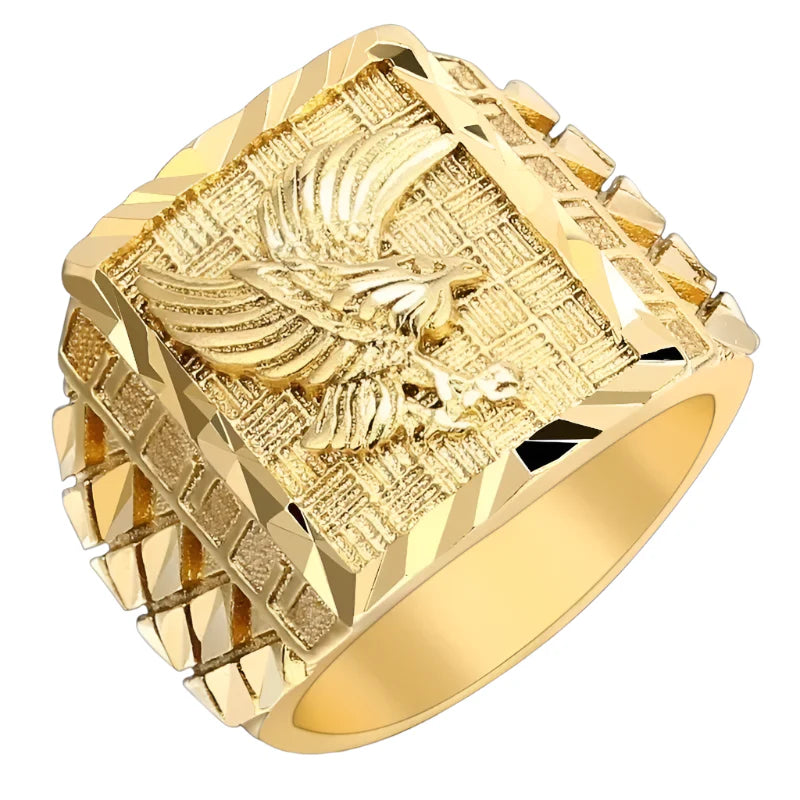 Flying Eagle Ring - gold / 11