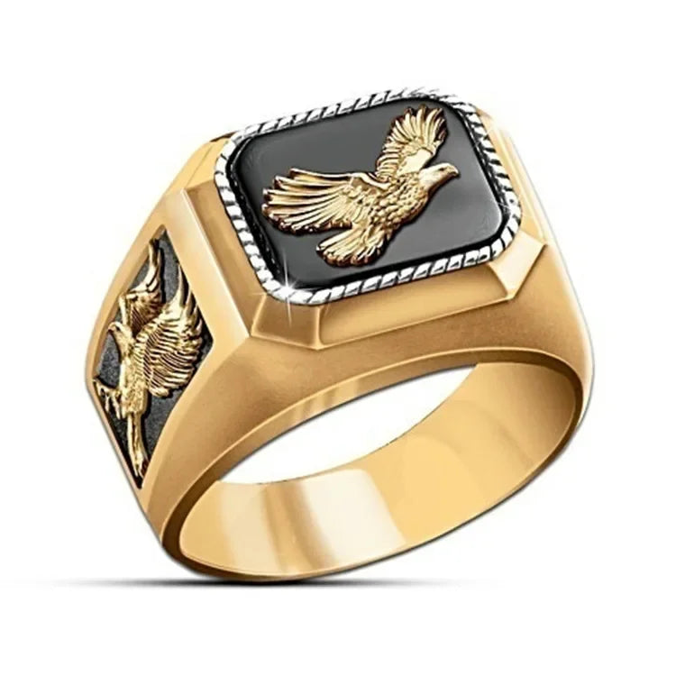 Flying Eagle Ring - Gold1 / 11