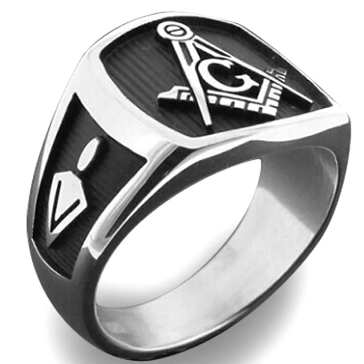 Freemason Silver Masonic Ring