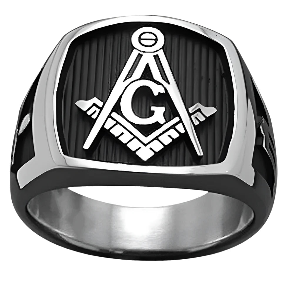 Freemason Silver Masonic Ring