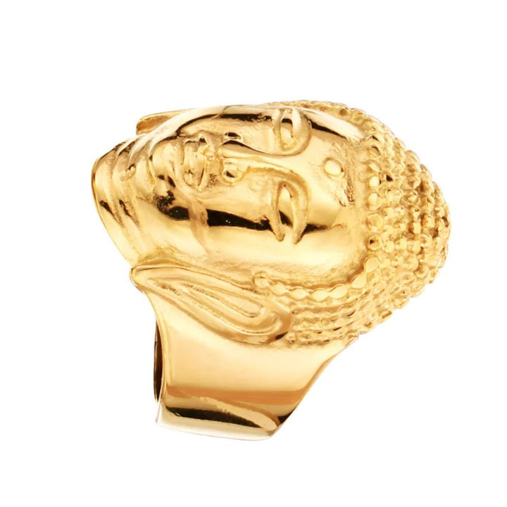 Gold Buddha Ring